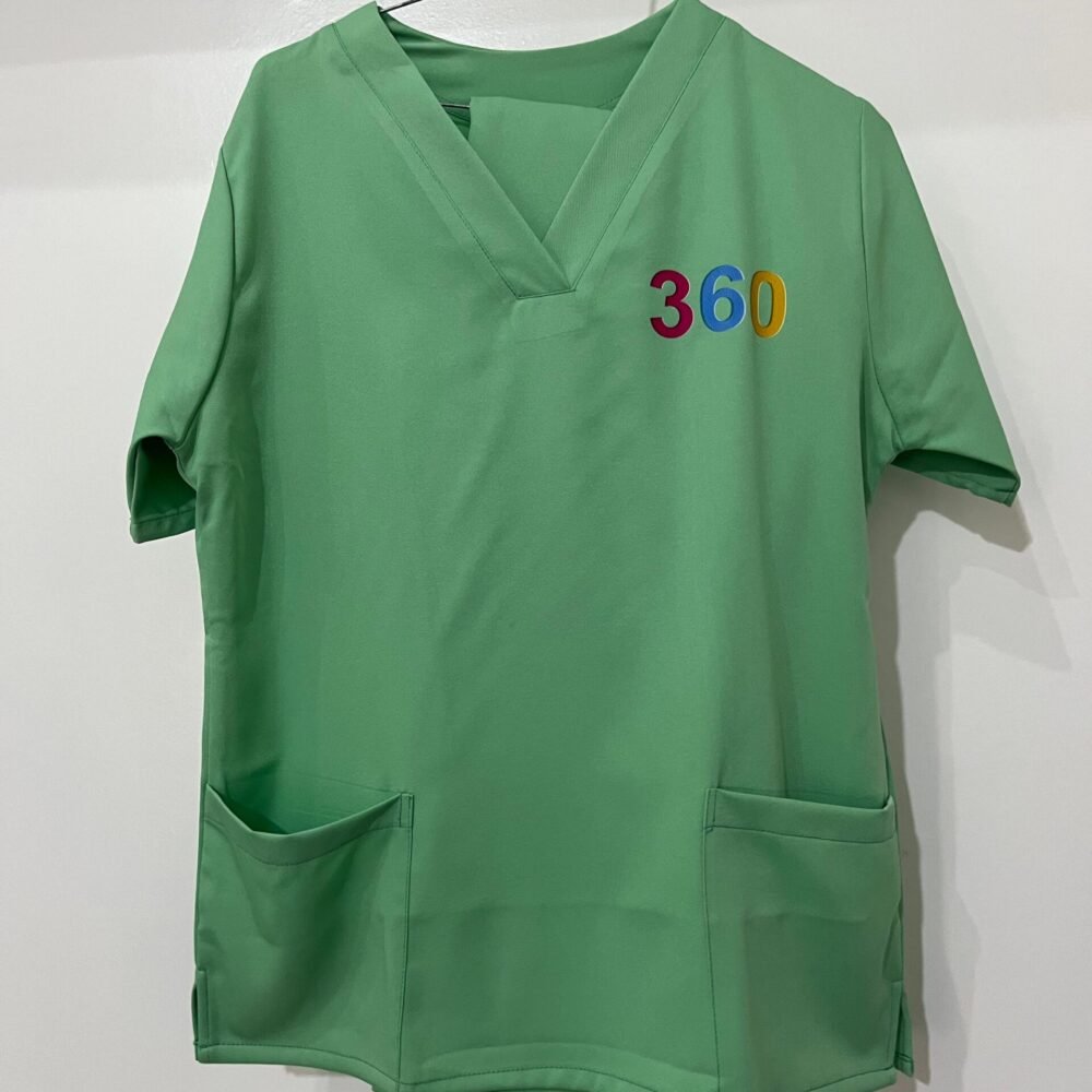 Realisation bluse vert